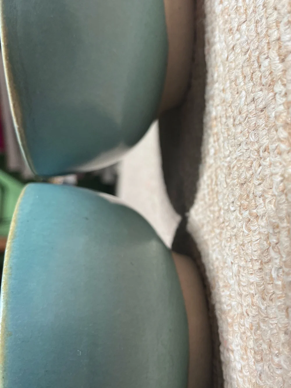 West Elm Blue Ceramic Cereal Bowls